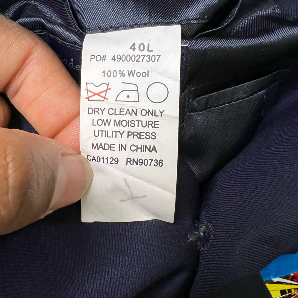 Ralph Lauren blue label Navy Pant Suit - Picture 10 of 10